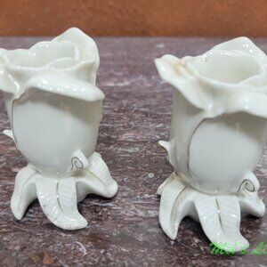 Lenox Rose Candle Holders Set of 2